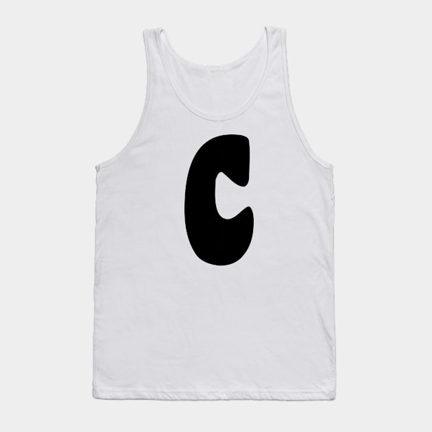 Letter C Tank Top by Xtian Dela ✅